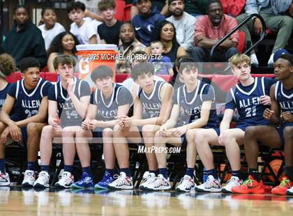 Thumbnail 1 in North Crowley vs. Allen (UIL 6A D1 Boys Basketball Regional Semi) photogallery.