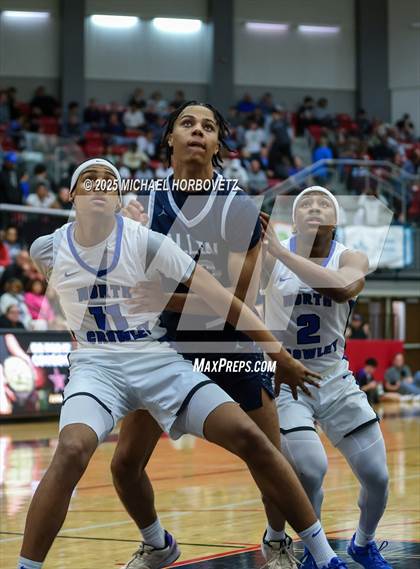 Thumbnail 2 in North Crowley vs. Allen (UIL 6A D1 Boys Basketball Regional Semi) photogallery.