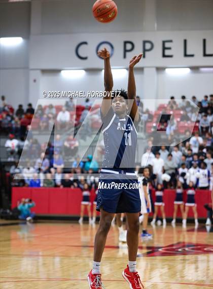 Thumbnail 1 in North Crowley vs. Allen (UIL 6A D1 Boys Basketball Regional Semi) photogallery.