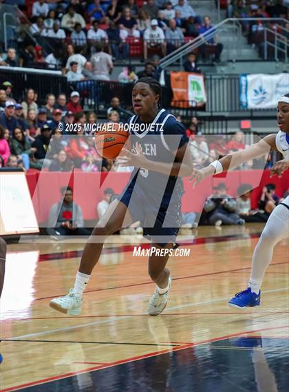Thumbnail 1 in North Crowley vs. Allen (UIL 6A D1 Boys Basketball Regional Semi) photogallery.