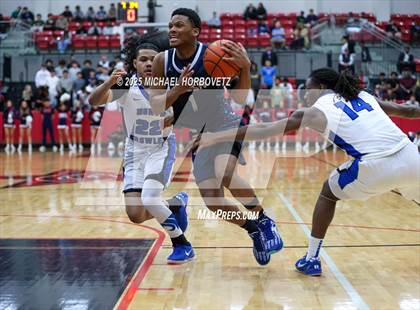 Thumbnail 2 in North Crowley vs. Allen (UIL 6A D1 Boys Basketball Regional Semi) photogallery.