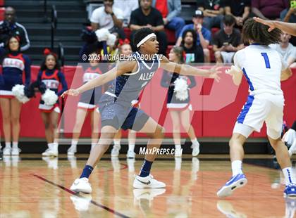 Thumbnail 2 in North Crowley vs. Allen (UIL 6A D1 Boys Basketball Regional Semi) photogallery.