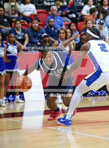 Thumbnail 2 in North Crowley vs. Allen (UIL 6A D1 Boys Basketball Regional Semi) photogallery.