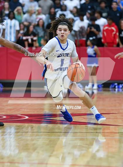 Thumbnail 3 in North Crowley vs. Allen (UIL 6A D1 Boys Basketball Regional Semi) photogallery.