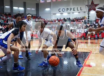 Thumbnail 1 in North Crowley vs. Allen (UIL 6A D1 Boys Basketball Regional Semi) photogallery.