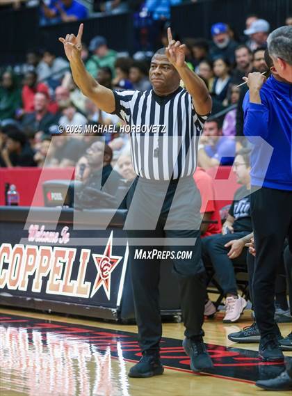 Thumbnail 1 in North Crowley vs. Allen (UIL 6A D1 Boys Basketball Regional Semi) photogallery.