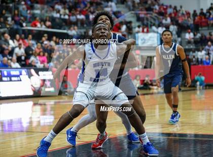 Thumbnail 3 in North Crowley vs. Allen (UIL 6A D1 Boys Basketball Regional Semi) photogallery.