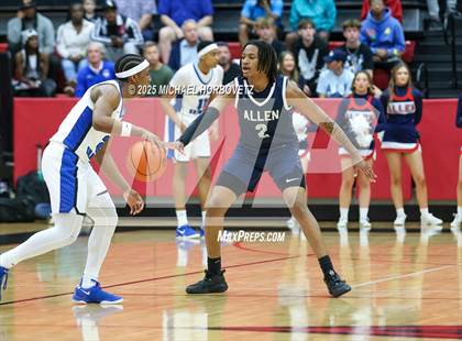 Thumbnail 1 in North Crowley vs. Allen (UIL 6A D1 Boys Basketball Regional Semi) photogallery.