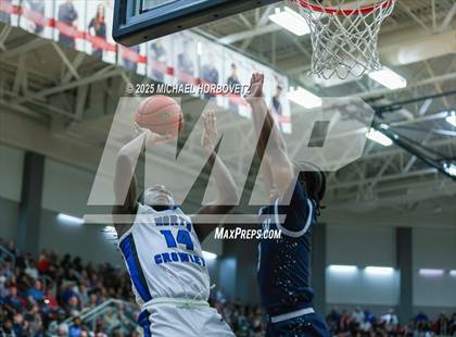 Thumbnail 3 in North Crowley vs. Allen (UIL 6A D1 Boys Basketball Regional Semi) photogallery.
