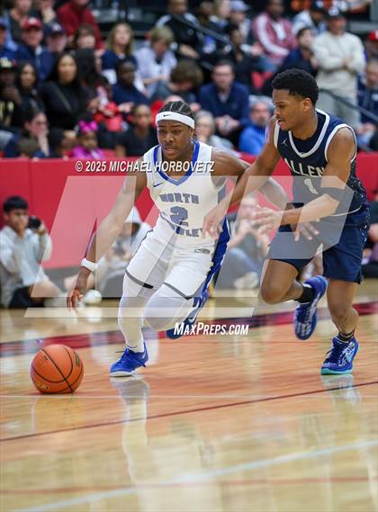 Thumbnail 3 in North Crowley vs. Allen (UIL 6A D1 Boys Basketball Regional Semi) photogallery.
