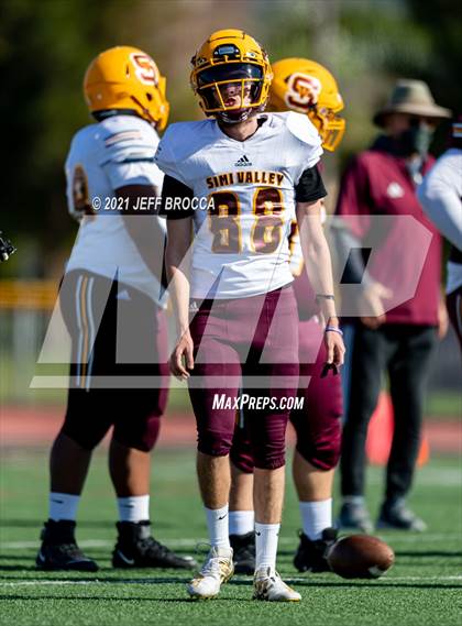 Thumbnail 2 in Simi Valley (Intrasqaud Scrimmage) 03/13/2021 photogallery.