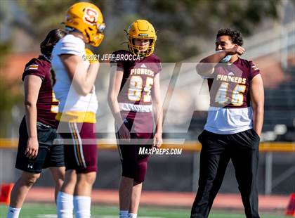 Thumbnail 1 in Simi Valley (Intrasqaud Scrimmage) 03/13/2021 photogallery.
