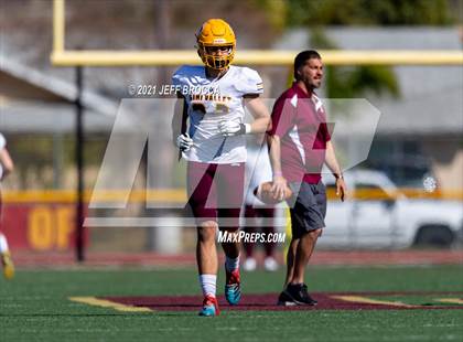 Thumbnail 3 in Simi Valley (Intrasqaud Scrimmage) 03/13/2021 photogallery.
