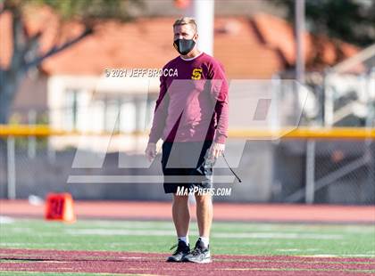 Thumbnail 2 in Simi Valley (Intrasqaud Scrimmage) 03/13/2021 photogallery.