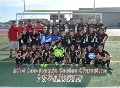 Thumbnail 3 in Oakdale vs. Christian Brothers (CIF SJS D3 Final) photogallery.