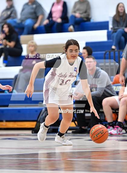 Thumbnail 3 in Forestburg vs Victory Christian Academy (Perrin Tournament) photogallery.