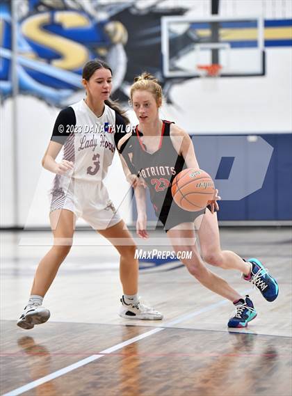 Thumbnail 2 in Forestburg vs Victory Christian Academy (Perrin Tournament) photogallery.