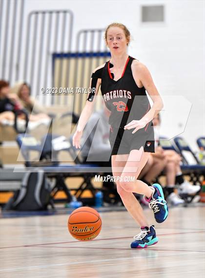 Thumbnail 2 in Forestburg vs Victory Christian Academy (Perrin Tournament) photogallery.