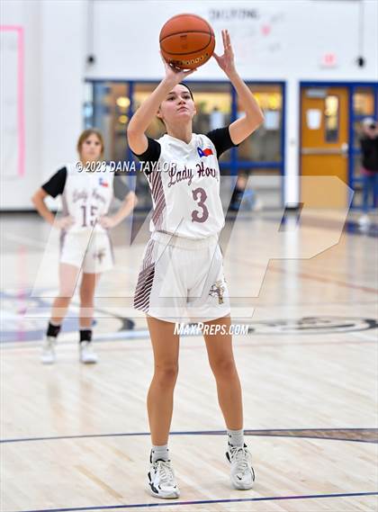 Thumbnail 1 in Forestburg vs Victory Christian Academy (Perrin Tournament) photogallery.