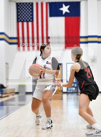 Thumbnail 2 in Forestburg vs Victory Christian Academy (Perrin Tournament) photogallery.