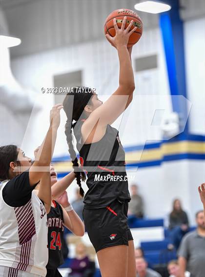 Thumbnail 2 in Forestburg vs Victory Christian Academy (Perrin Tournament) photogallery.