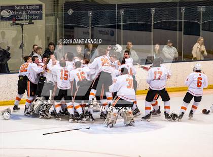 Thumbnail 1 in Kimball Union Academy vs Salisbury School (NEPSAC Elite 8 Final) photogallery.