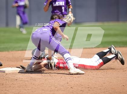 Thumbnail 3 in Lehi vs. Spanish Fork (UHSAA 5A Final Game 2) photogallery.