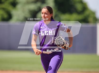 Thumbnail 1 in Lehi vs. Spanish Fork (UHSAA 5A Final Game 2) photogallery.