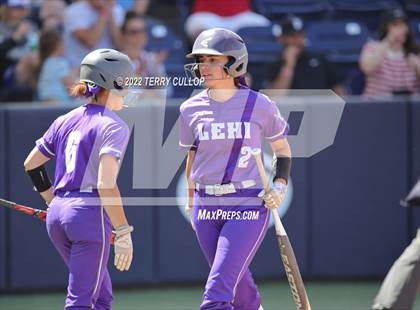 Thumbnail 1 in Lehi vs. Spanish Fork (UHSAA 5A Final Game 2) photogallery.
