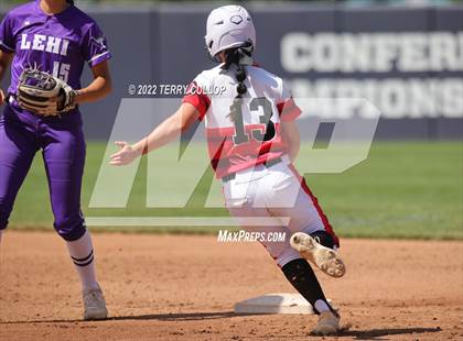 Thumbnail 1 in Lehi vs. Spanish Fork (UHSAA 5A Final Game 2) photogallery.