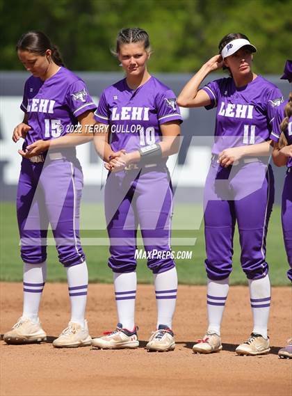 Thumbnail 2 in Lehi vs. Spanish Fork (UHSAA 5A Final Game 2) photogallery.