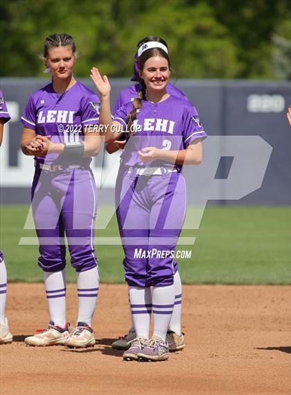 Thumbnail 1 in Lehi vs. Spanish Fork (UHSAA 5A Final Game 2) photogallery.