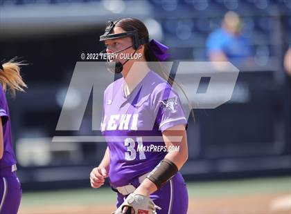 Thumbnail 3 in Lehi vs. Spanish Fork (UHSAA 5A Final Game 2) photogallery.