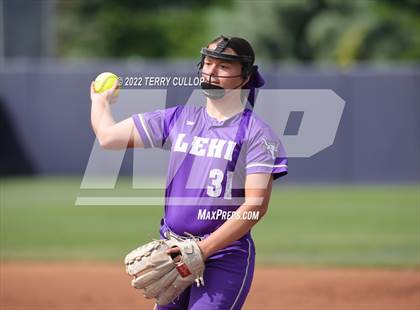 Thumbnail 1 in Lehi vs. Spanish Fork (UHSAA 5A Final Game 2) photogallery.