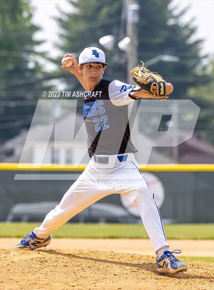 Thumbnail 2 in Shakamak vs Rising Sun (IHSAA 1A Semi State Semi Final) photogallery.