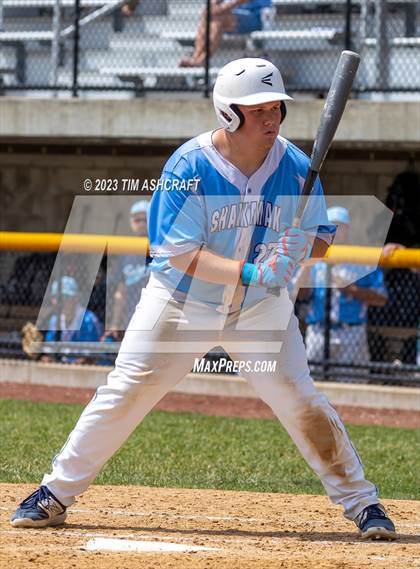 Thumbnail 1 in Shakamak vs Rising Sun (IHSAA 1A Semi State Semi Final) photogallery.
