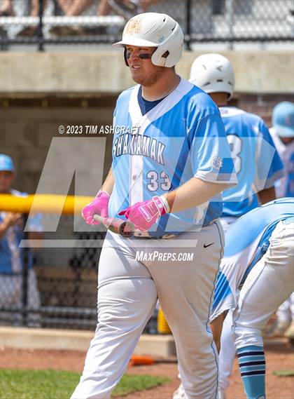 Thumbnail 3 in Shakamak vs Rising Sun (IHSAA 1A Semi State Semi Final) photogallery.
