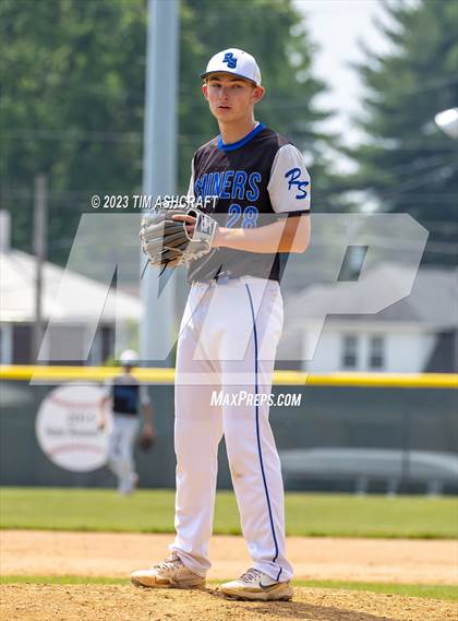 Thumbnail 1 in Shakamak vs Rising Sun (IHSAA 1A Semi State Semi Final) photogallery.