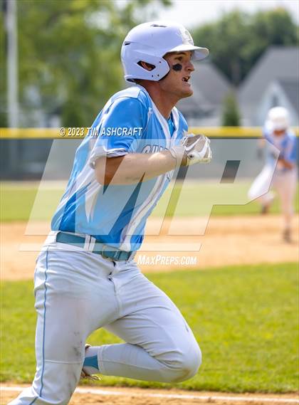 Thumbnail 2 in Shakamak vs Rising Sun (IHSAA 1A Semi State Semi Final) photogallery.