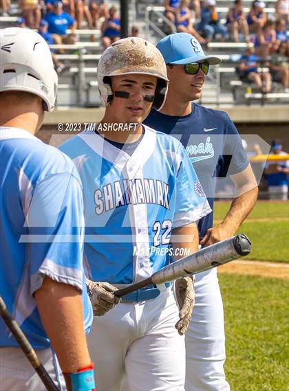Thumbnail 2 in Shakamak vs Rising Sun (IHSAA 1A Semi State Semi Final) photogallery.
