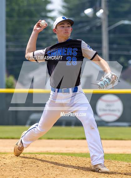 Thumbnail 2 in Shakamak vs Rising Sun (IHSAA 1A Semi State Semi Final) photogallery.