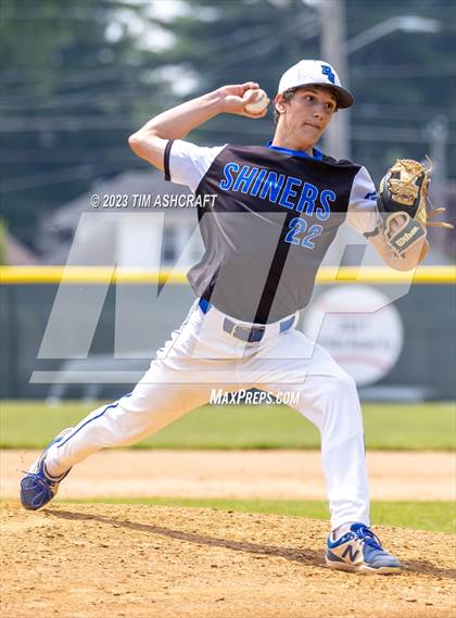 Thumbnail 1 in Shakamak vs Rising Sun (IHSAA 1A Semi State Semi Final) photogallery.