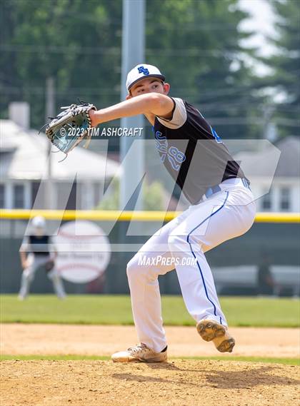 Thumbnail 2 in Shakamak vs Rising Sun (IHSAA 1A Semi State Semi Final) photogallery.
