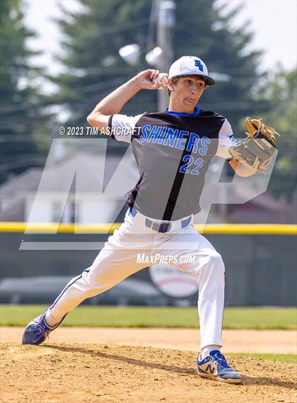 Thumbnail 3 in Shakamak vs Rising Sun (IHSAA 1A Semi State Semi Final) photogallery.