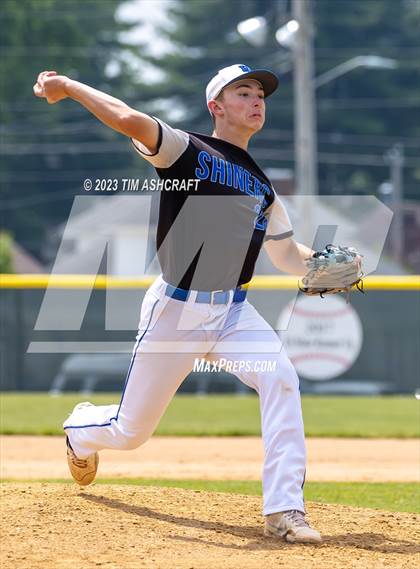 Thumbnail 3 in Shakamak vs Rising Sun (IHSAA 1A Semi State Semi Final) photogallery.
