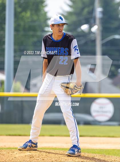 Thumbnail 1 in Shakamak vs Rising Sun (IHSAA 1A Semi State Semi Final) photogallery.