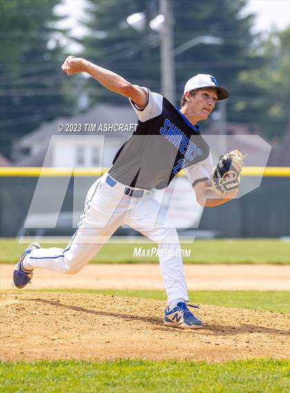 Thumbnail 2 in Shakamak vs Rising Sun (IHSAA 1A Semi State Semi Final) photogallery.
