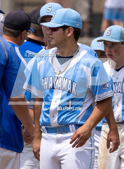 Thumbnail 2 in Shakamak vs Rising Sun (IHSAA 1A Semi State Semi Final) photogallery.