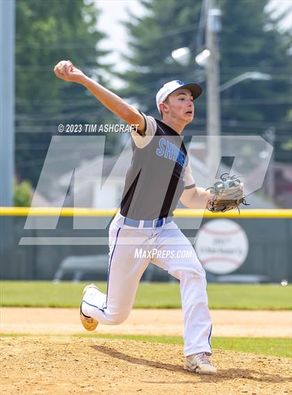 Thumbnail 3 in Shakamak vs Rising Sun (IHSAA 1A Semi State Semi Final) photogallery.