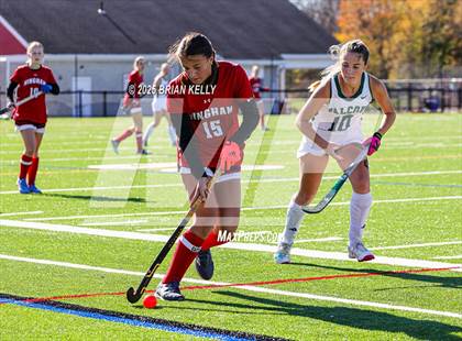 Thumbnail 2 in Minnechaug Regional @ Hingham (MIAA Division 1 Round of 32) photogallery.